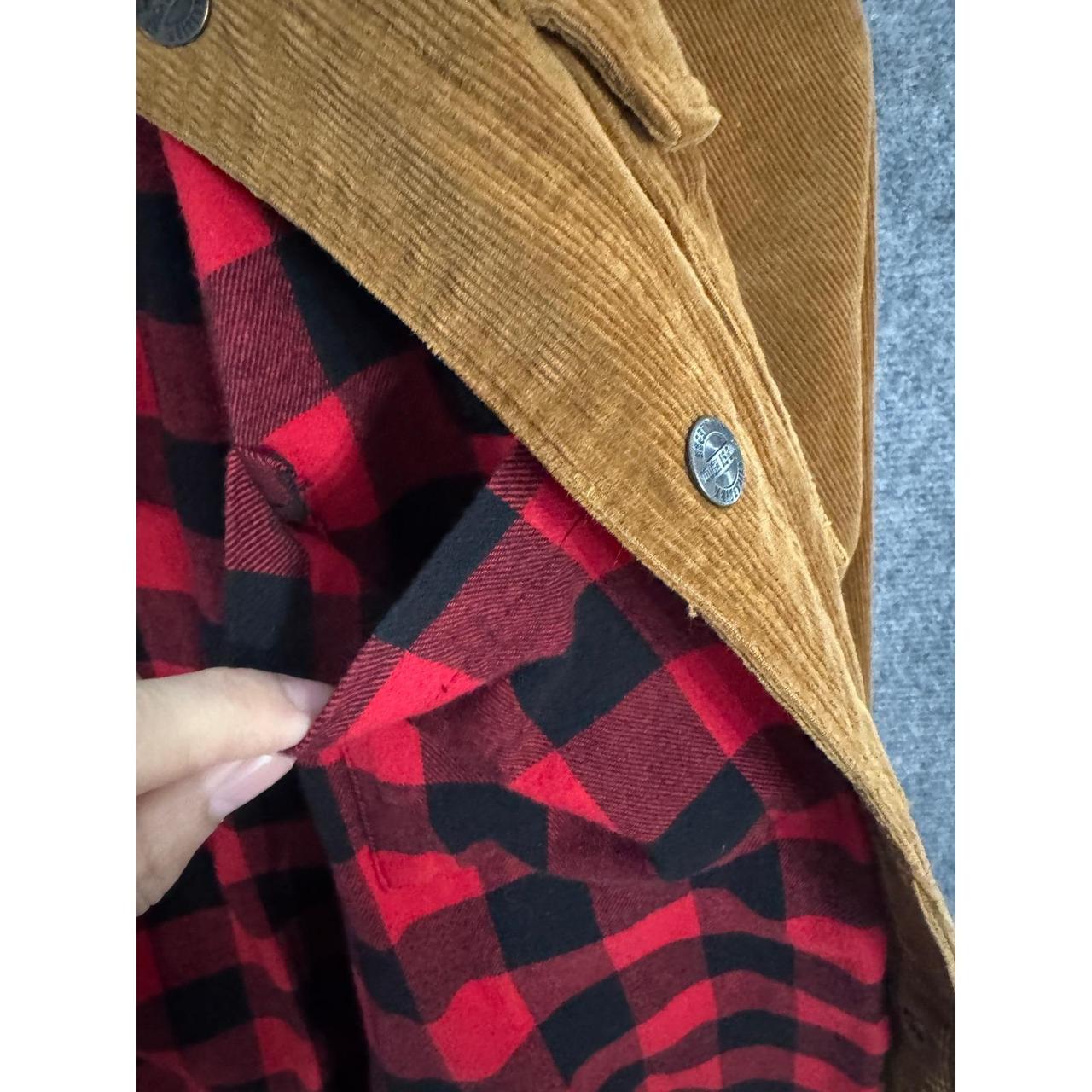 Preloved Men's Lightweight Jacket - Brown/Red - M… - image 7