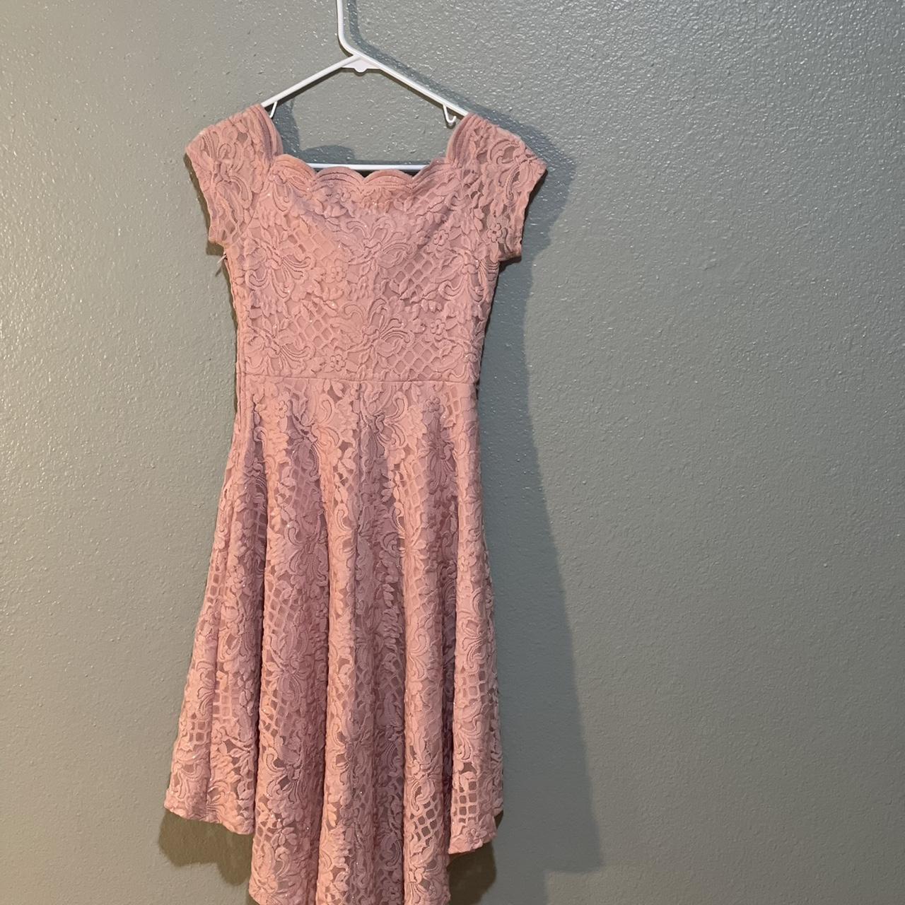 City Studios Women's Pink Dress | Depop