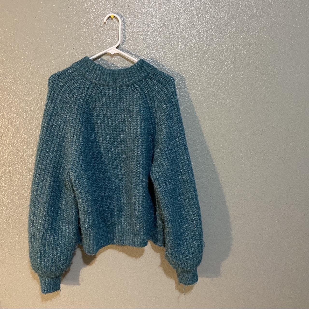 Puffy, fuzzy sweater Perfect condition Size- women’s L - Depop