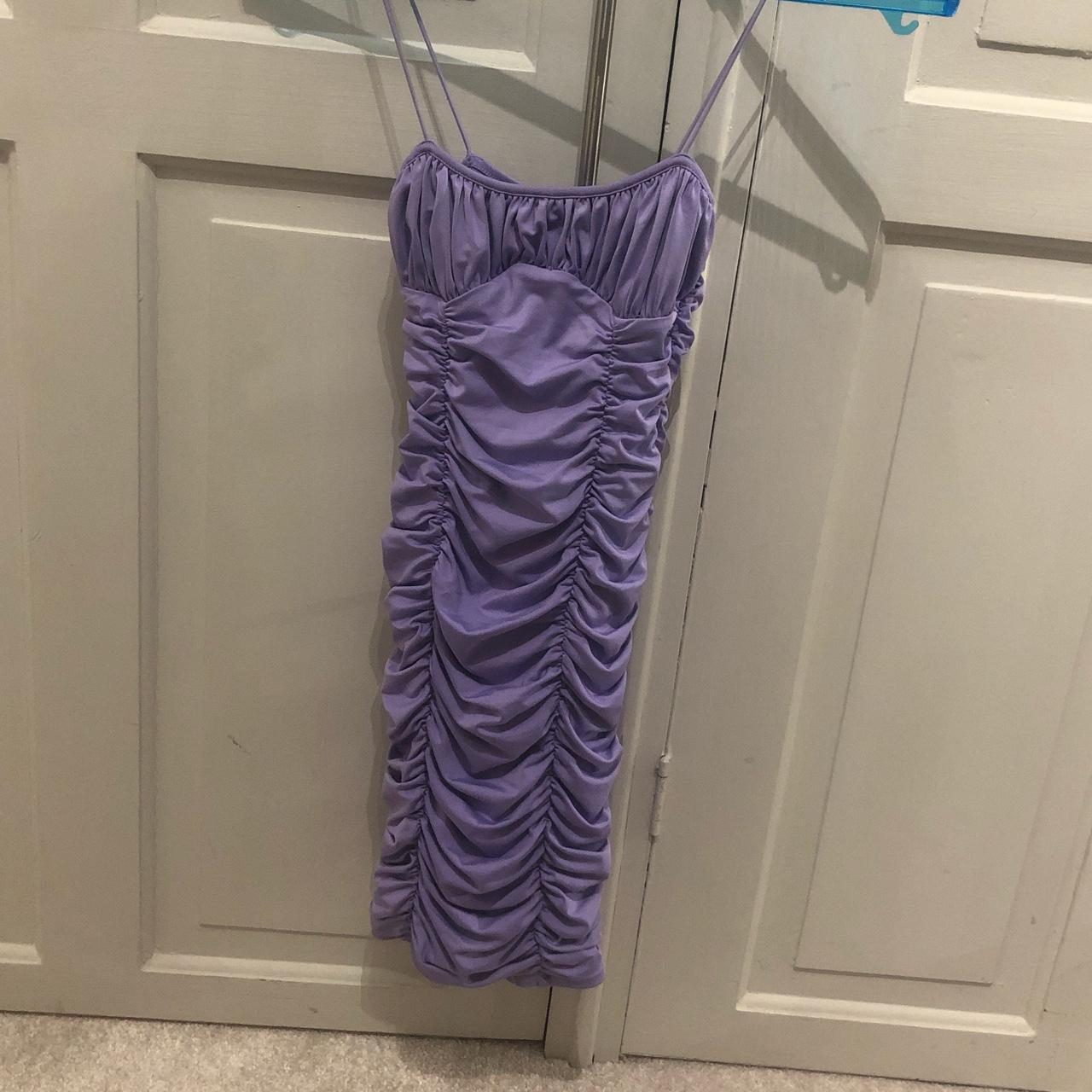 Oh Polly Ruched Purple Dress This Gorgeous Oh Polly Depop