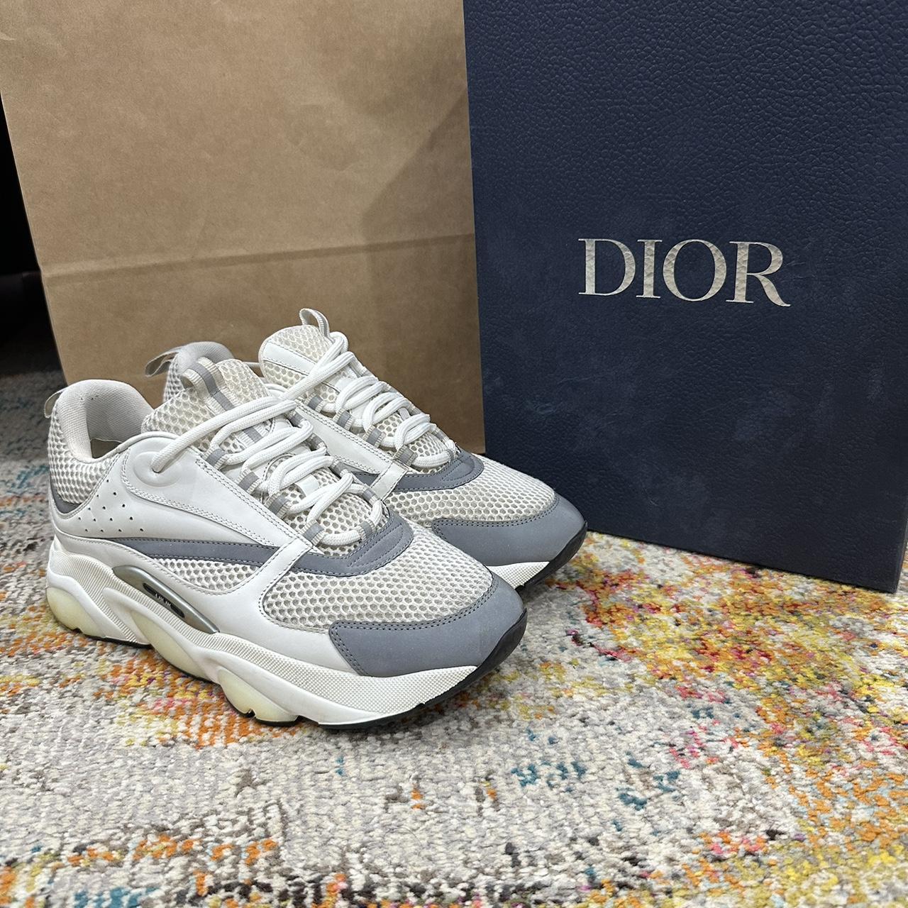 Dior trainers b22 size 42. Red white orange bought - Depop