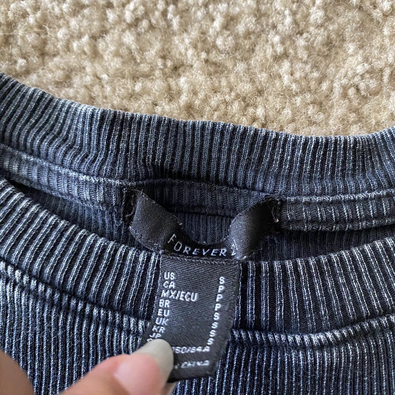 Distressed black baby top In great condition. Very... - Depop