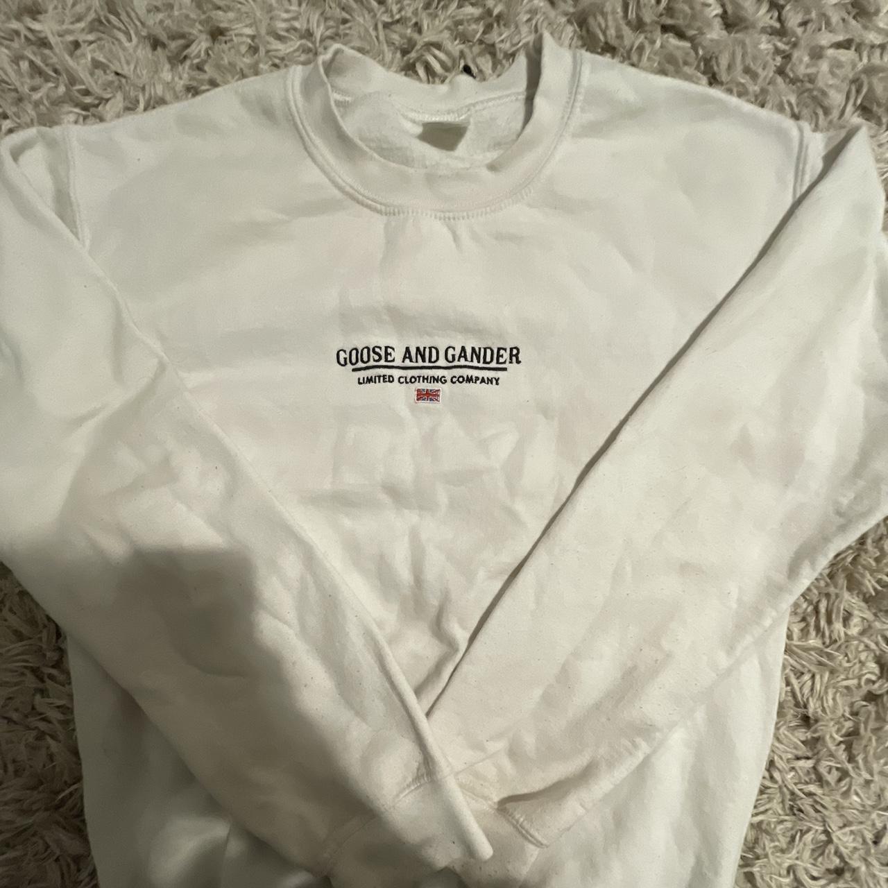 Goose and discount gander white sweatshirt