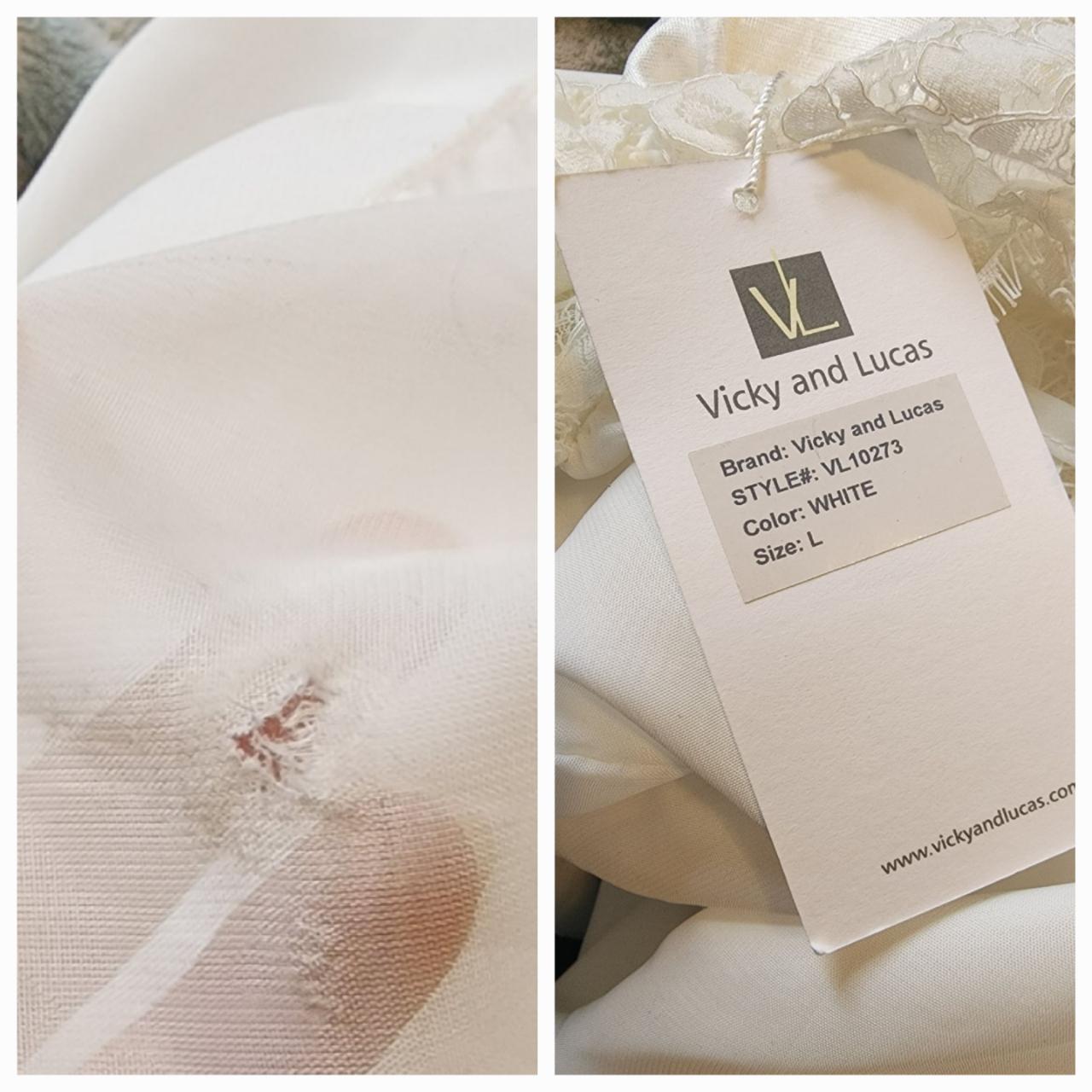 Romantic Aphrodite white maxi dress gown Lace... - Depop