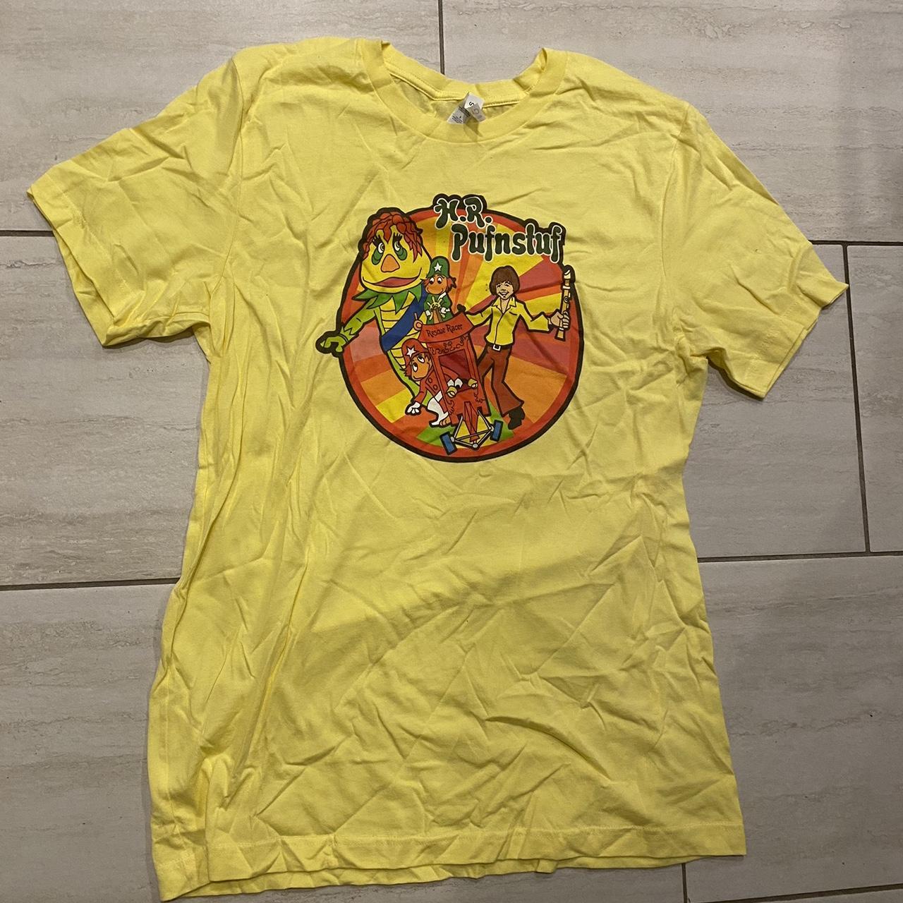 Yellow graphic tee #streetwear - Depop