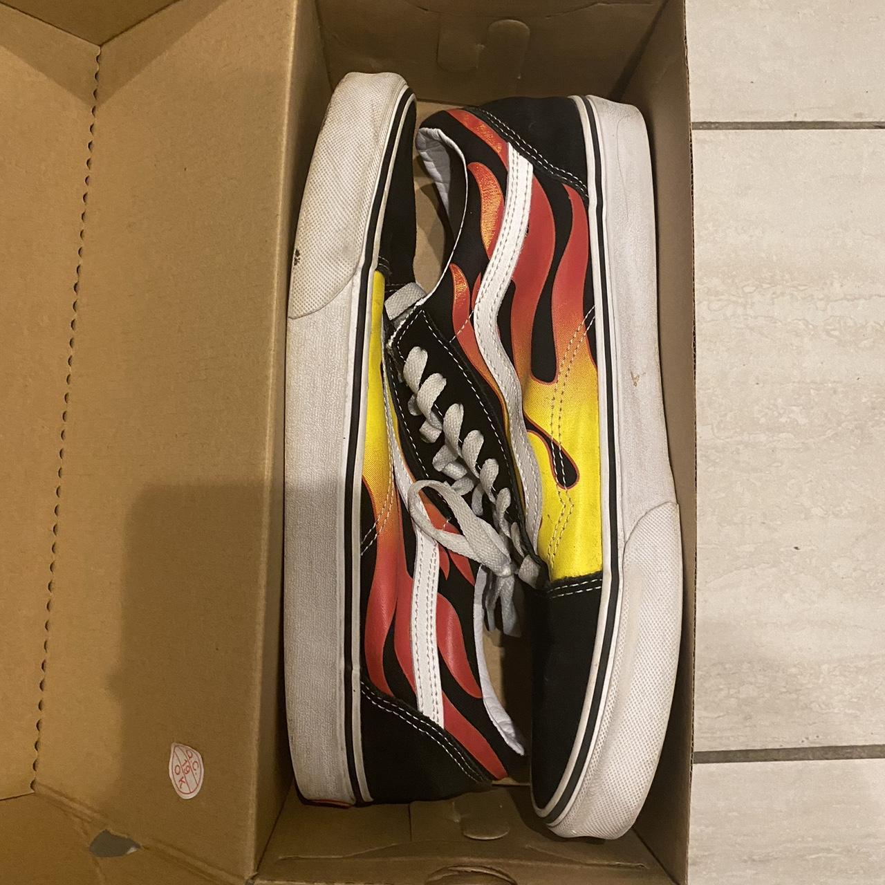 mens flame vans