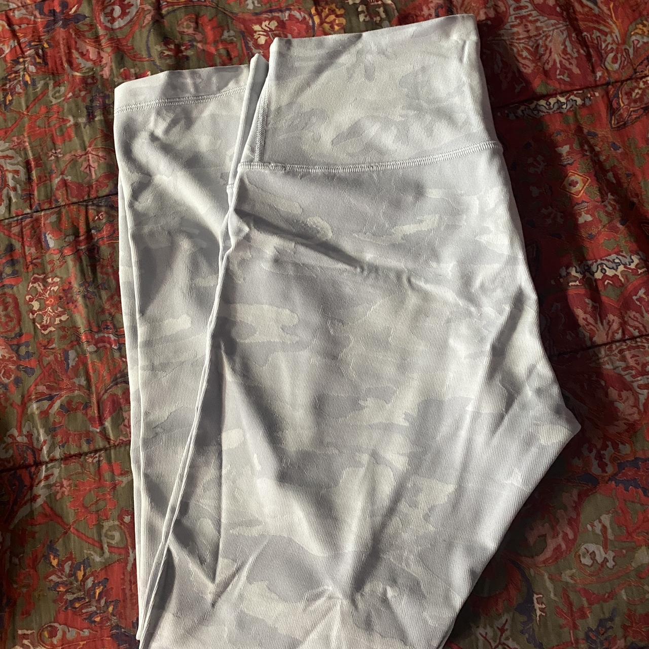 Lululemon White Camo Align Leggings