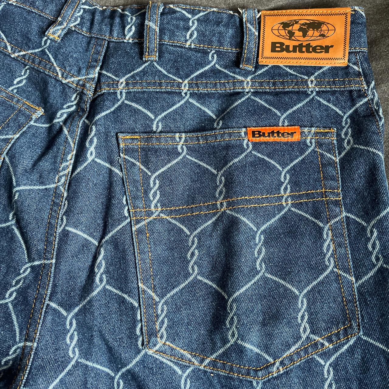 BUTTER denim chain jeans. Worn 3 or 4 times, mint... Depop