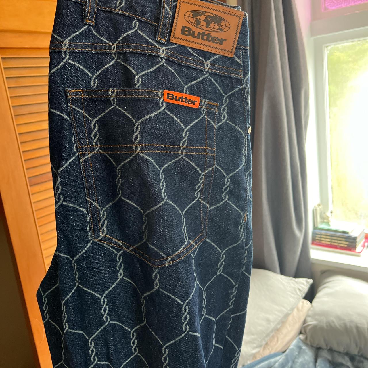 BUTTER denim chain jeans. Worn 3 or 4 times, mint... Depop