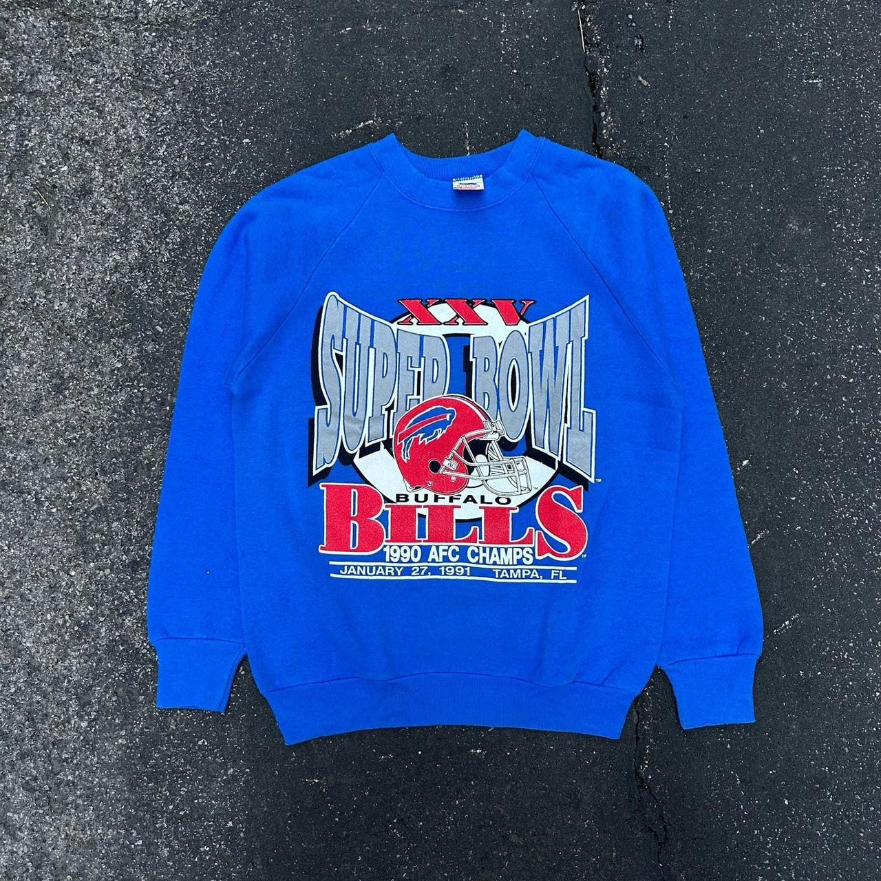 Rare Vintage NFL Buffalo Bills crewneck Size large - Depop