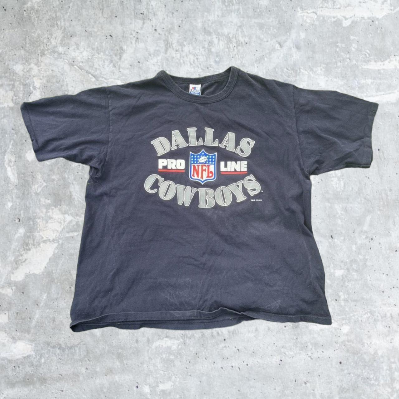 Vintage NFL gray Dallas Cowboys tshirt Size: 2XL / - Depop