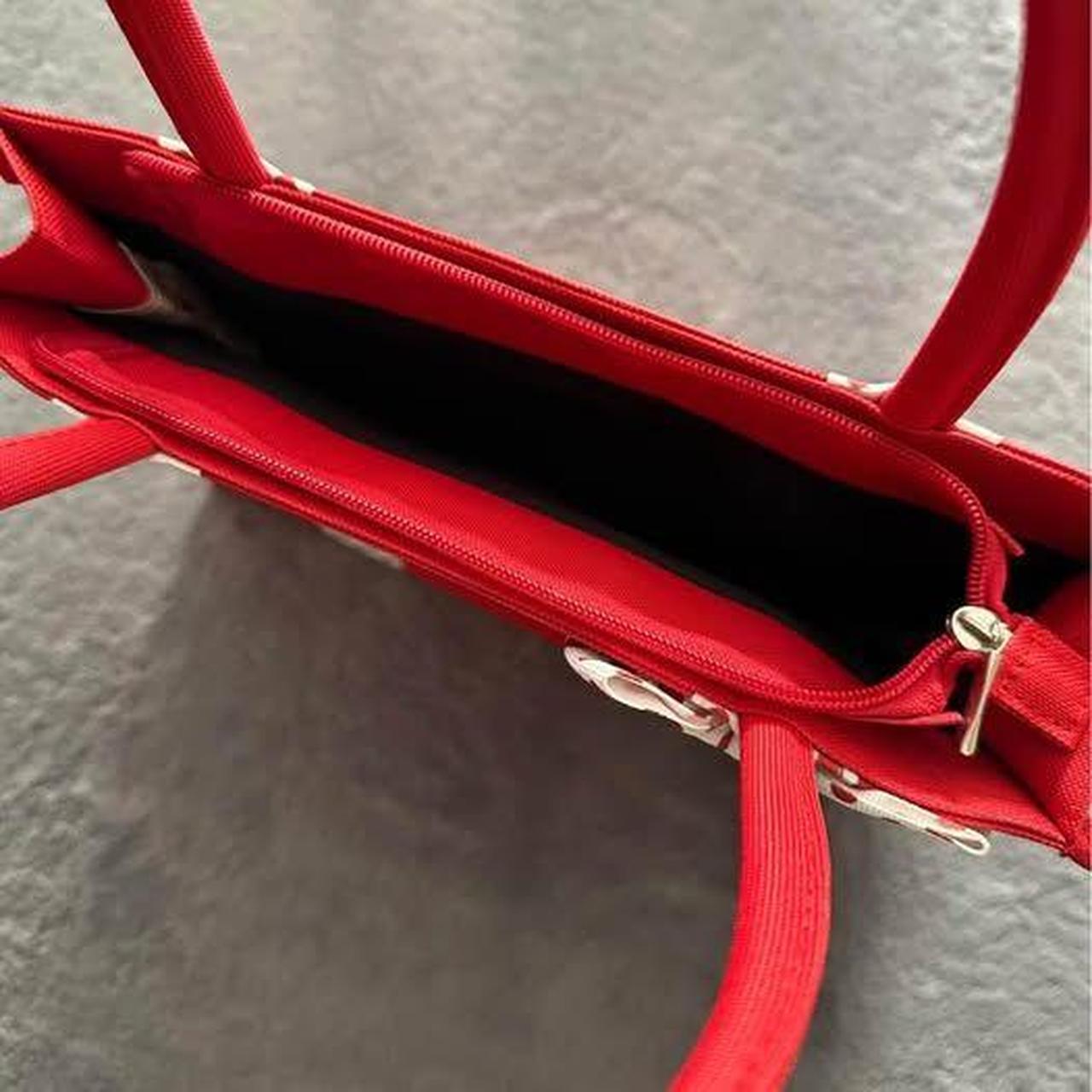 Source Unknown Women's Canvas Bag - Red/White – “… - image 6