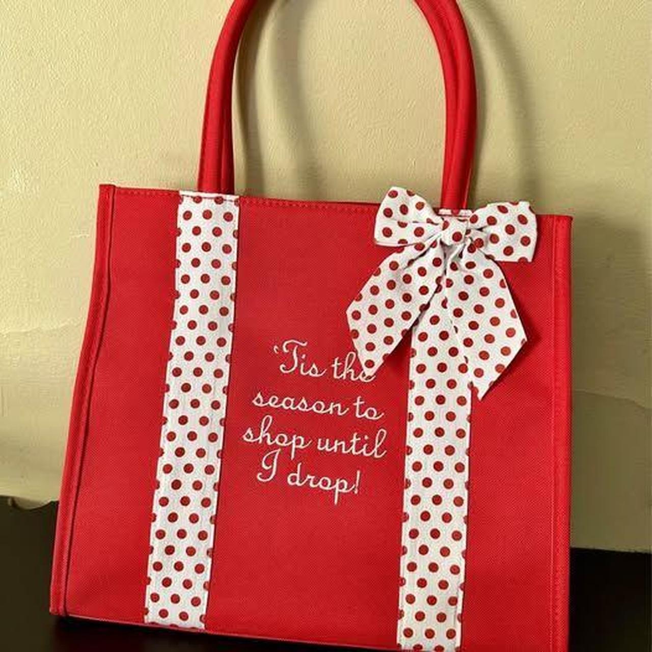 Source Unknown Women's Canvas Bag - Red/White – “… - image 1