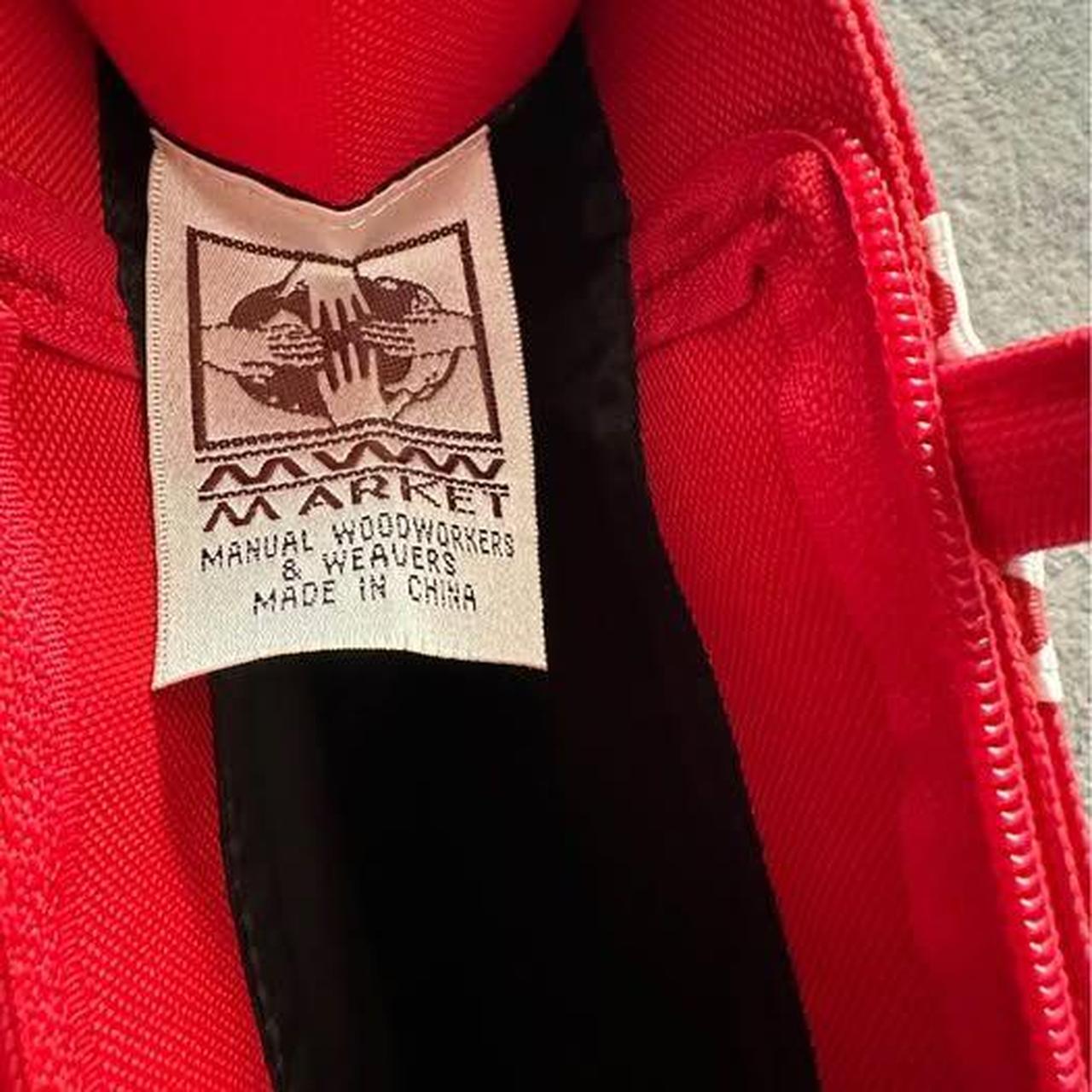 Source Unknown Women's Canvas Bag - Red/White – “… - image 5