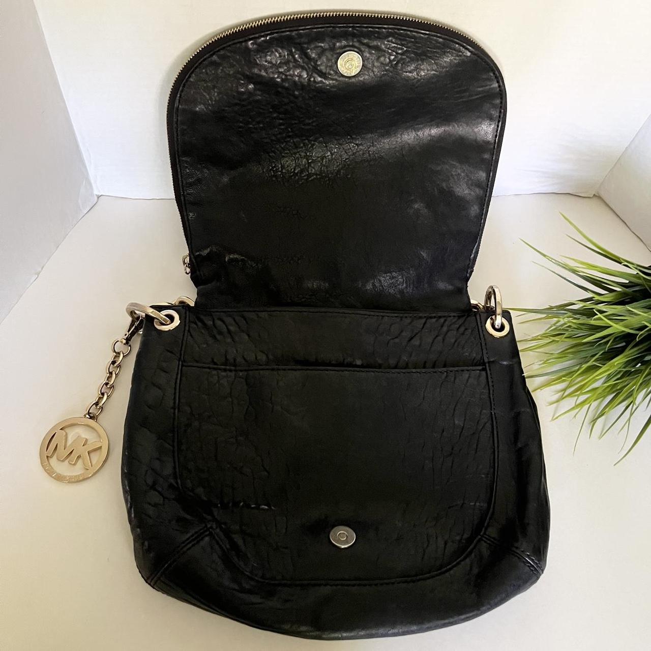 Michael Kors Bedford Flap Black Soft Leather Depop