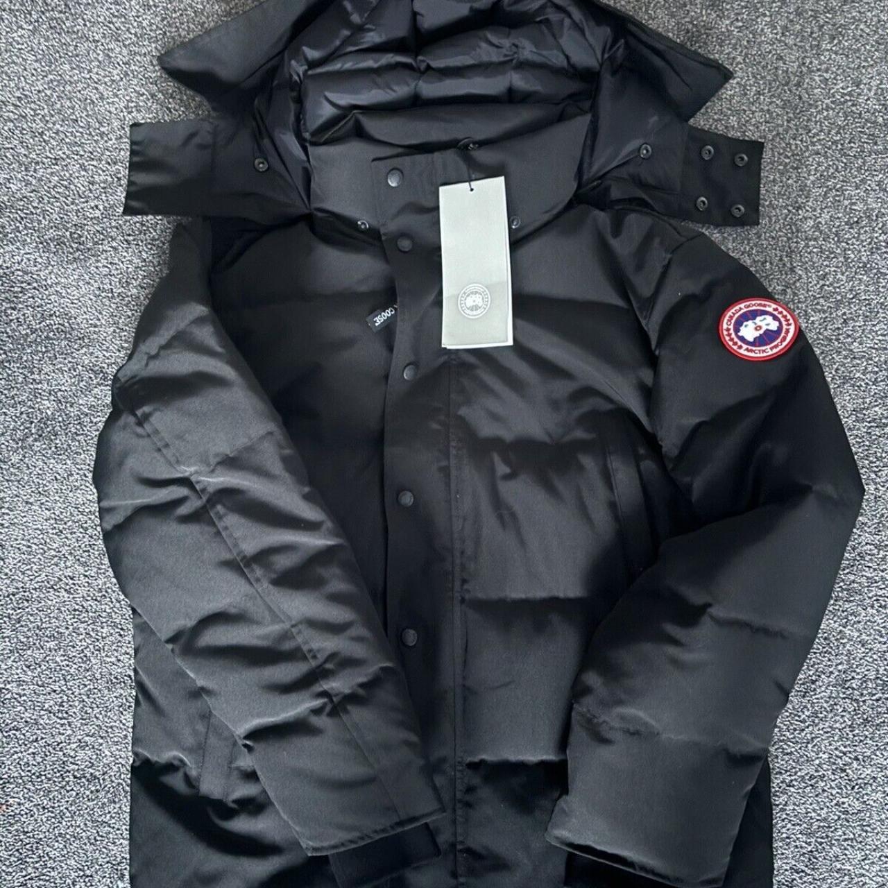 Canada Goose Black Parka Puffer Jacket Mens Medium... - Depop