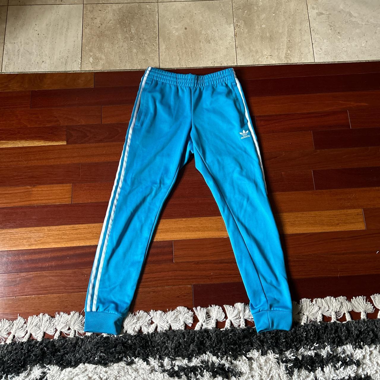 Light blue hotsell adidas pants