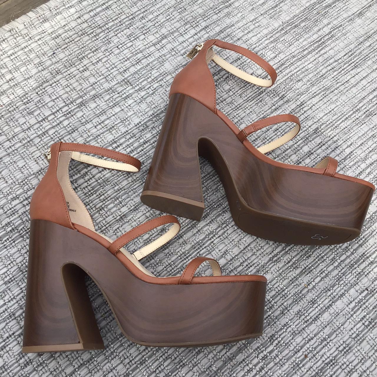 Brown jessica simpson outlet heels