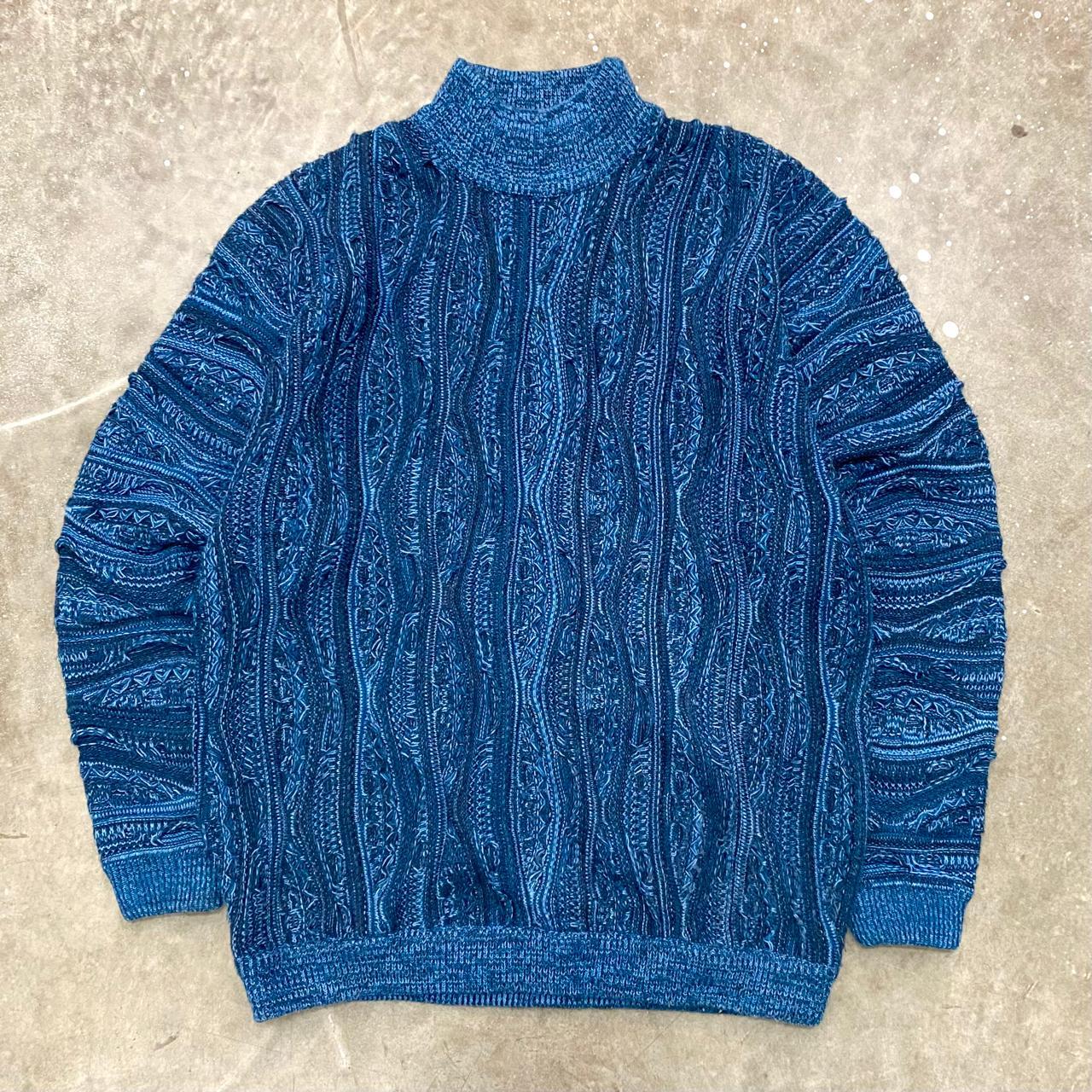 Mens cable knit mock neck outlet sweater