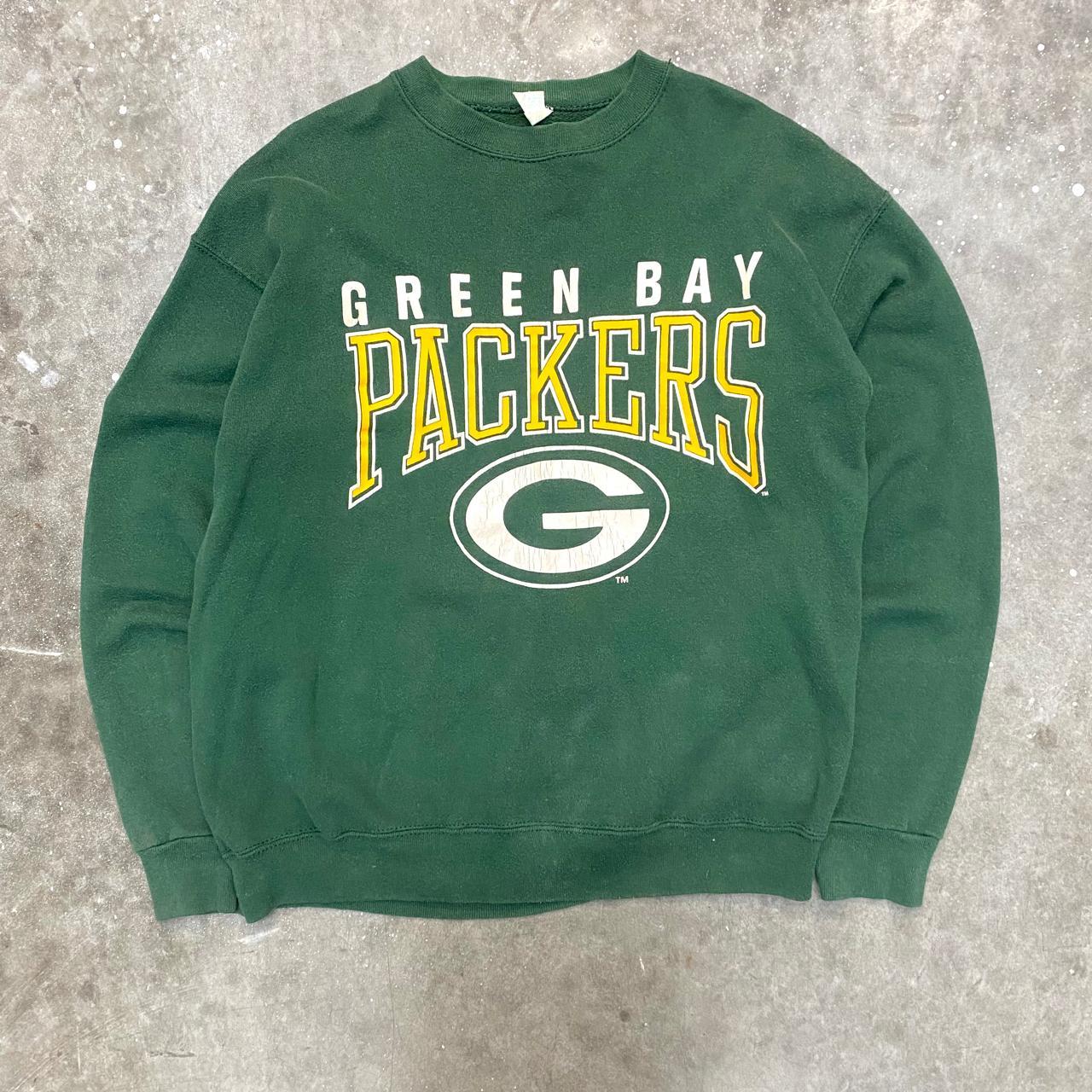 Vintage Green Bay Packers Sweatshirt Mens L NFL Football 90s