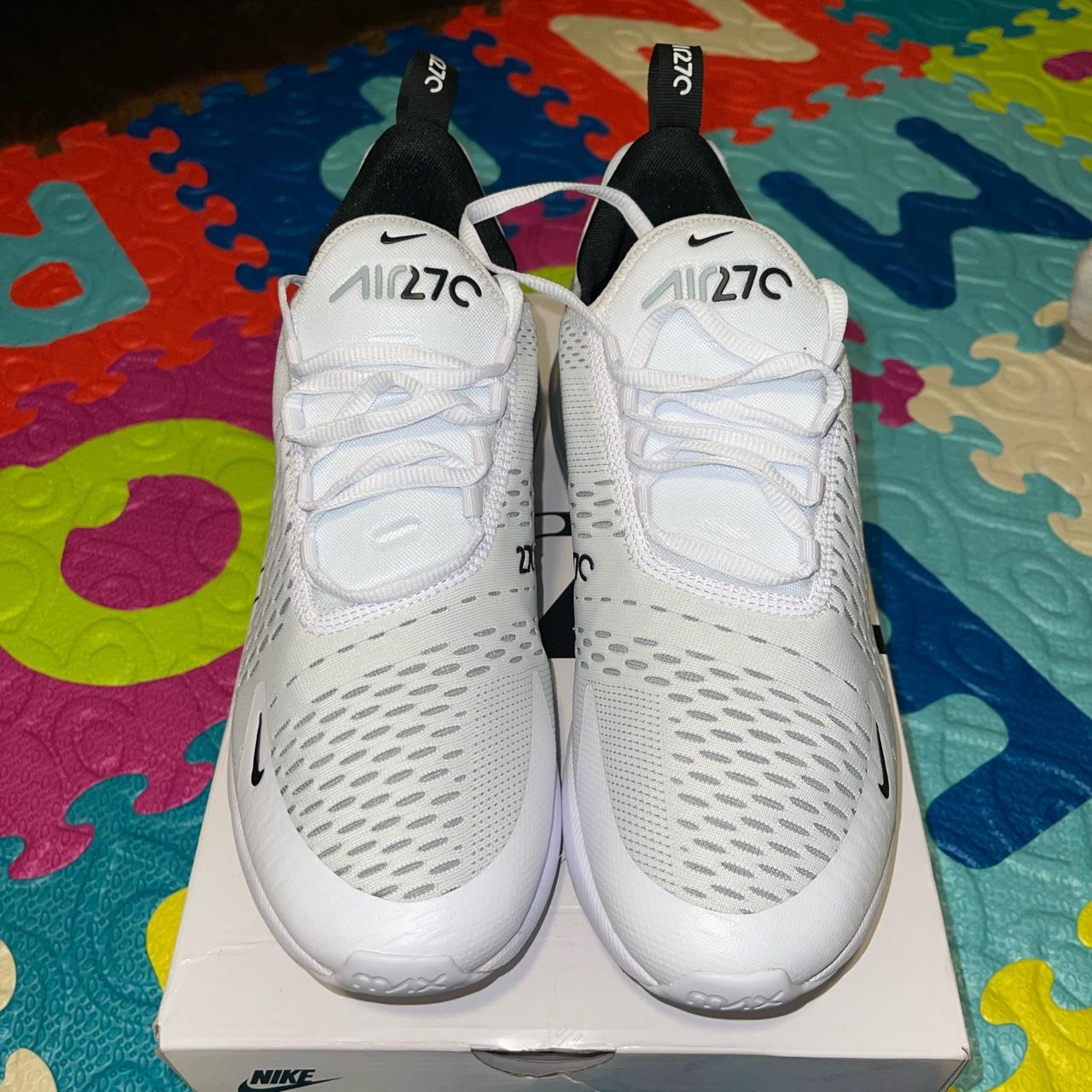 Nike 270s best sale white and black