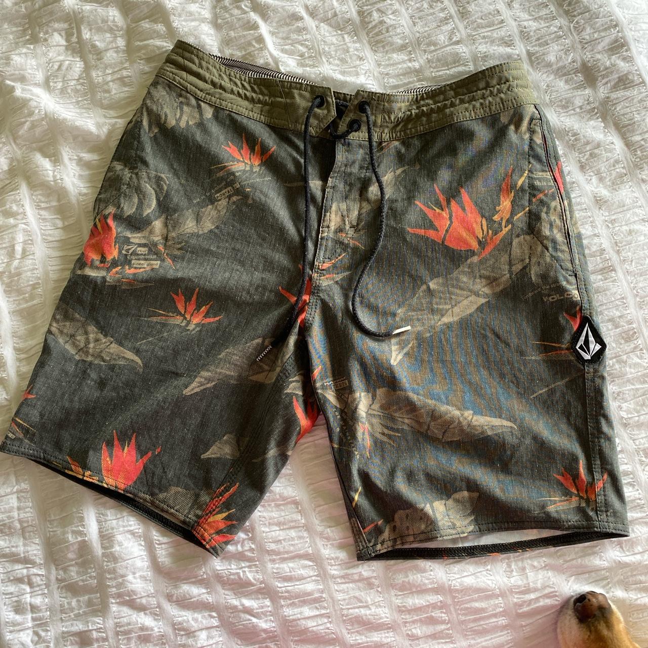 Volcom Men's multi Swim-briefs-shorts | Depop
