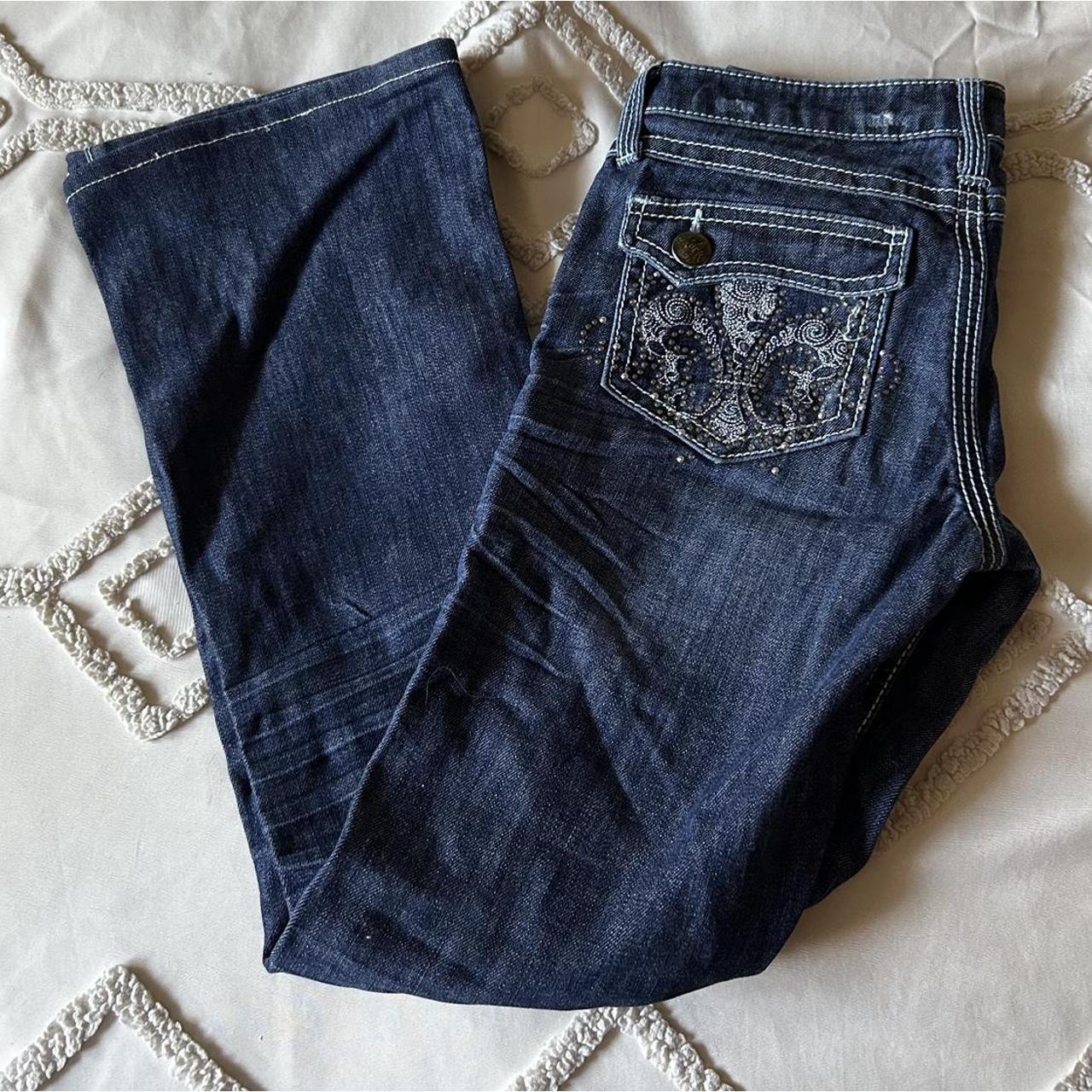 Vintage Rock 47 Wrangler Ultra Low Rise Jeans Depop