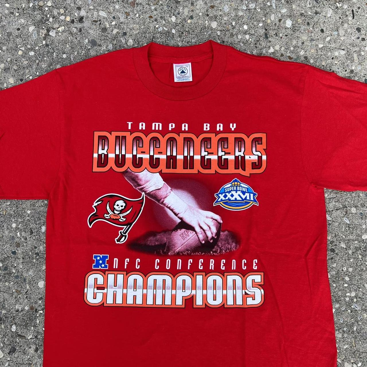 Vintage Tampa Bay Buccaneers Super Bowl 37 NFC - Depop