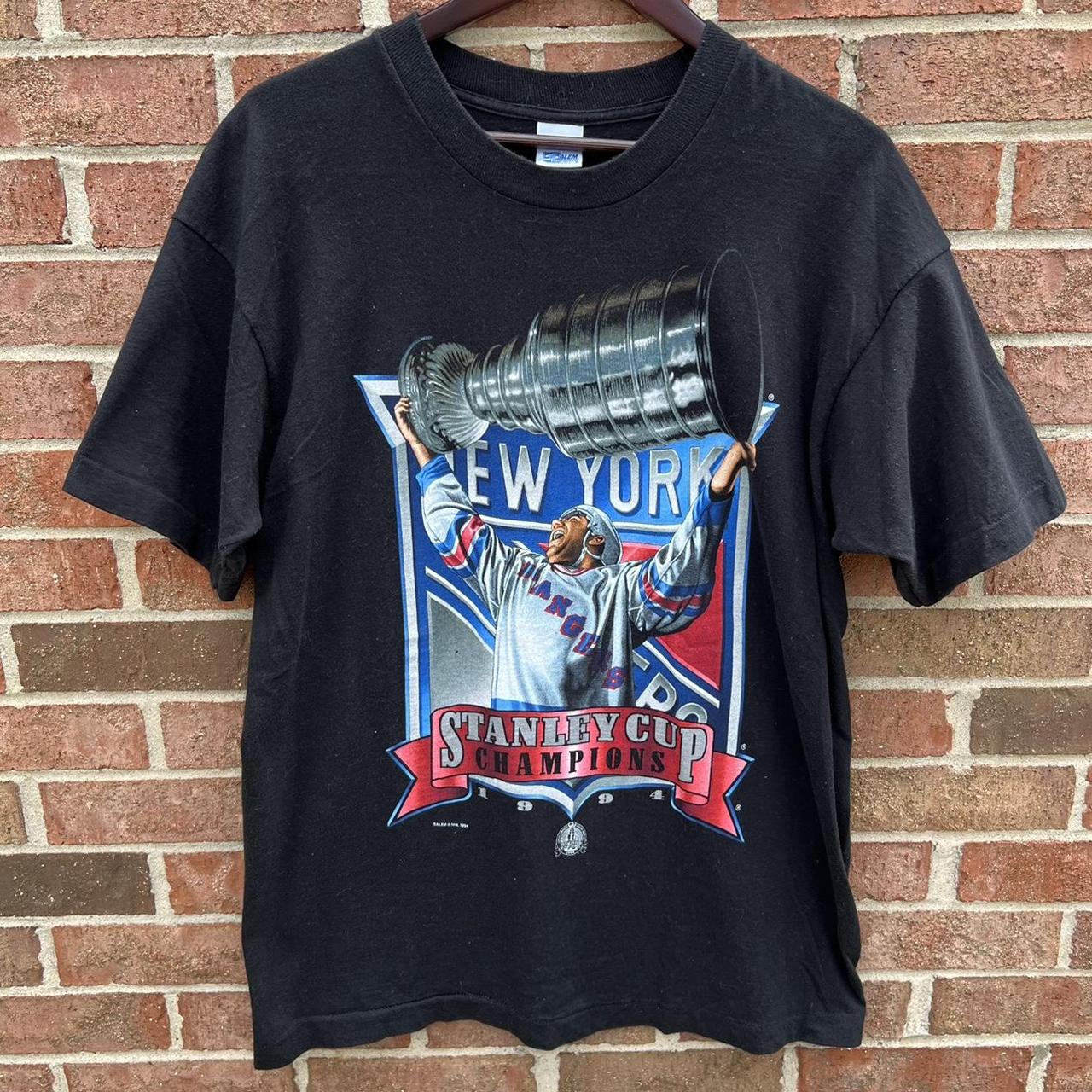 Vintage 90s New York Rangers 1994 NHL Stanley Cup T-shirt 