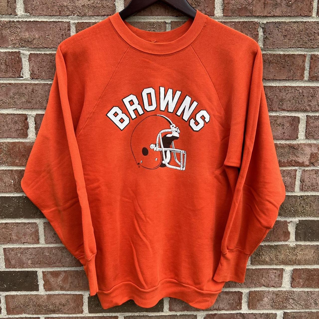 cleveland browns sweatshirt vintage