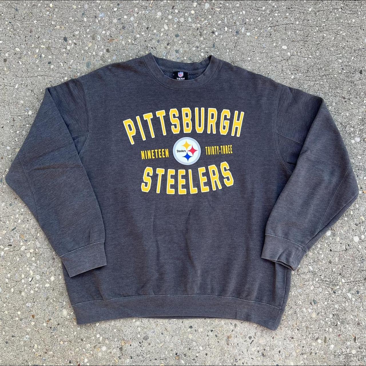 pittsburgh steelers crewneck sweatshirt on 90's - Depop