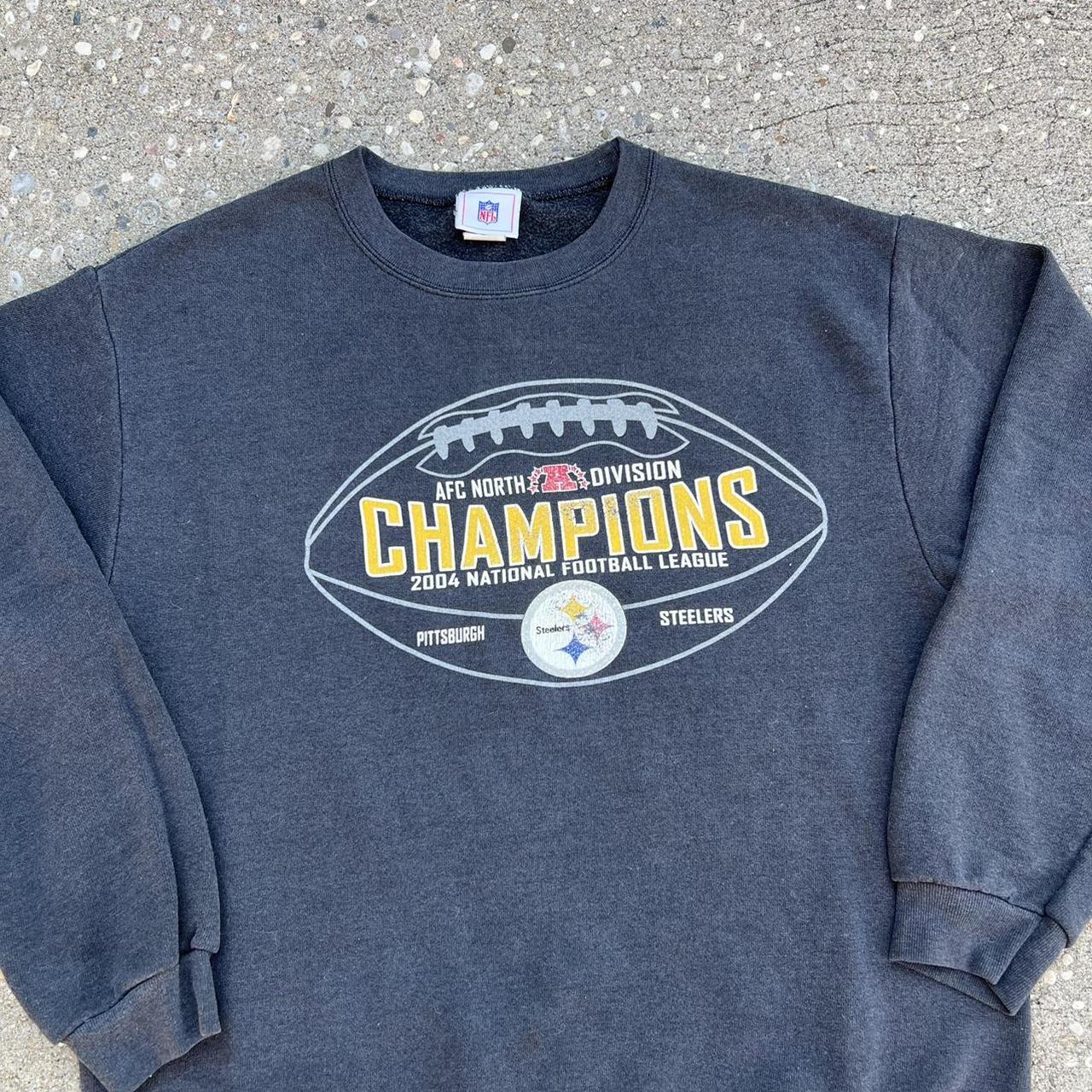 Vintage 90s Steelers Crewneck Sweatshirt Super Bowl - Depop