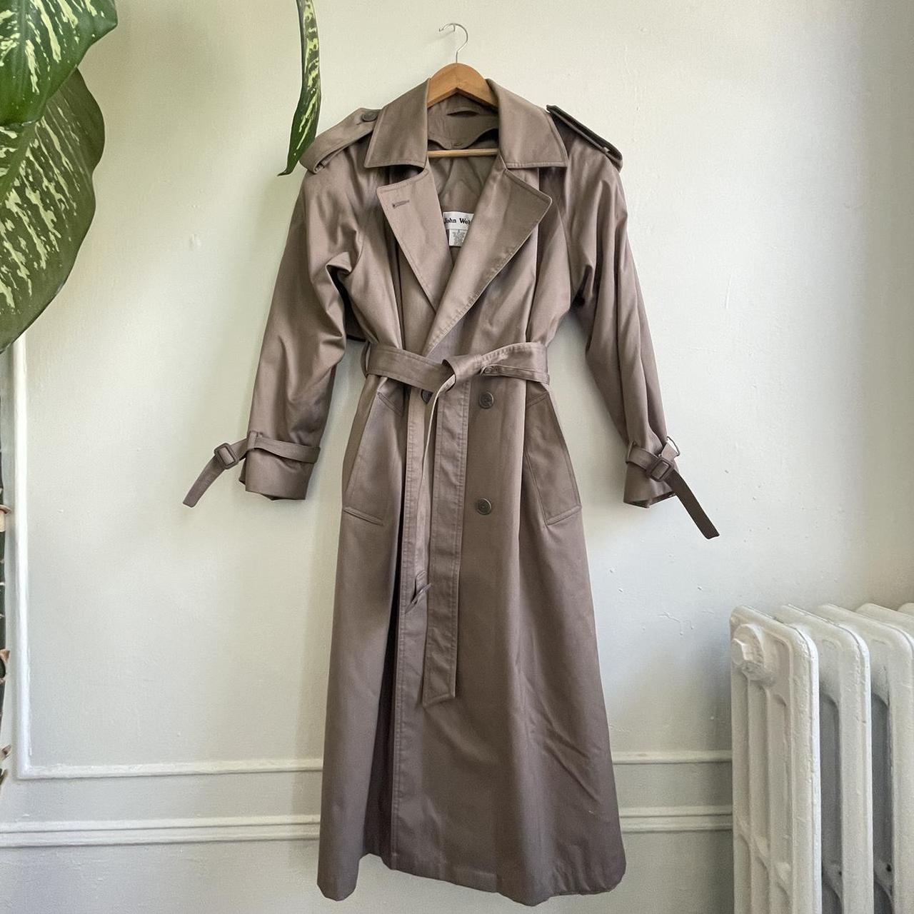 PERFECT vintage trench in mushroom. A classic... - Depop