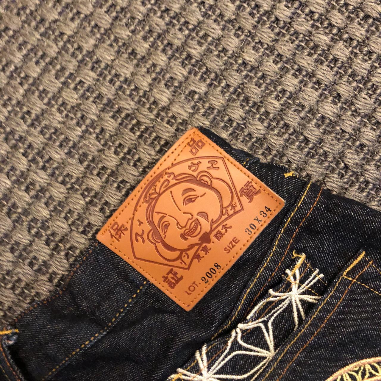 collectable multipocket evisu jeans straight... - Depop