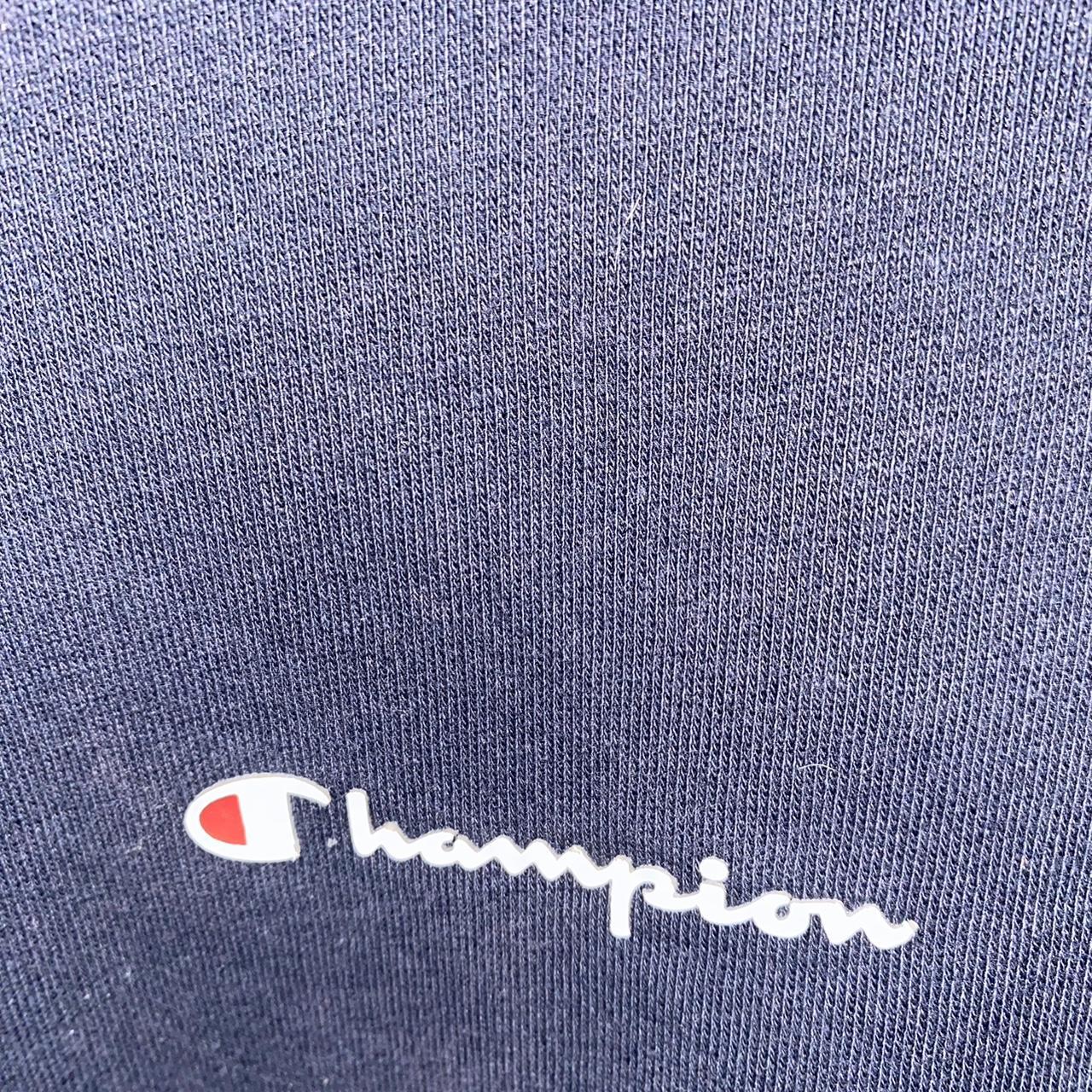 Navy champion sweater Small stain on front as seen... - Depop