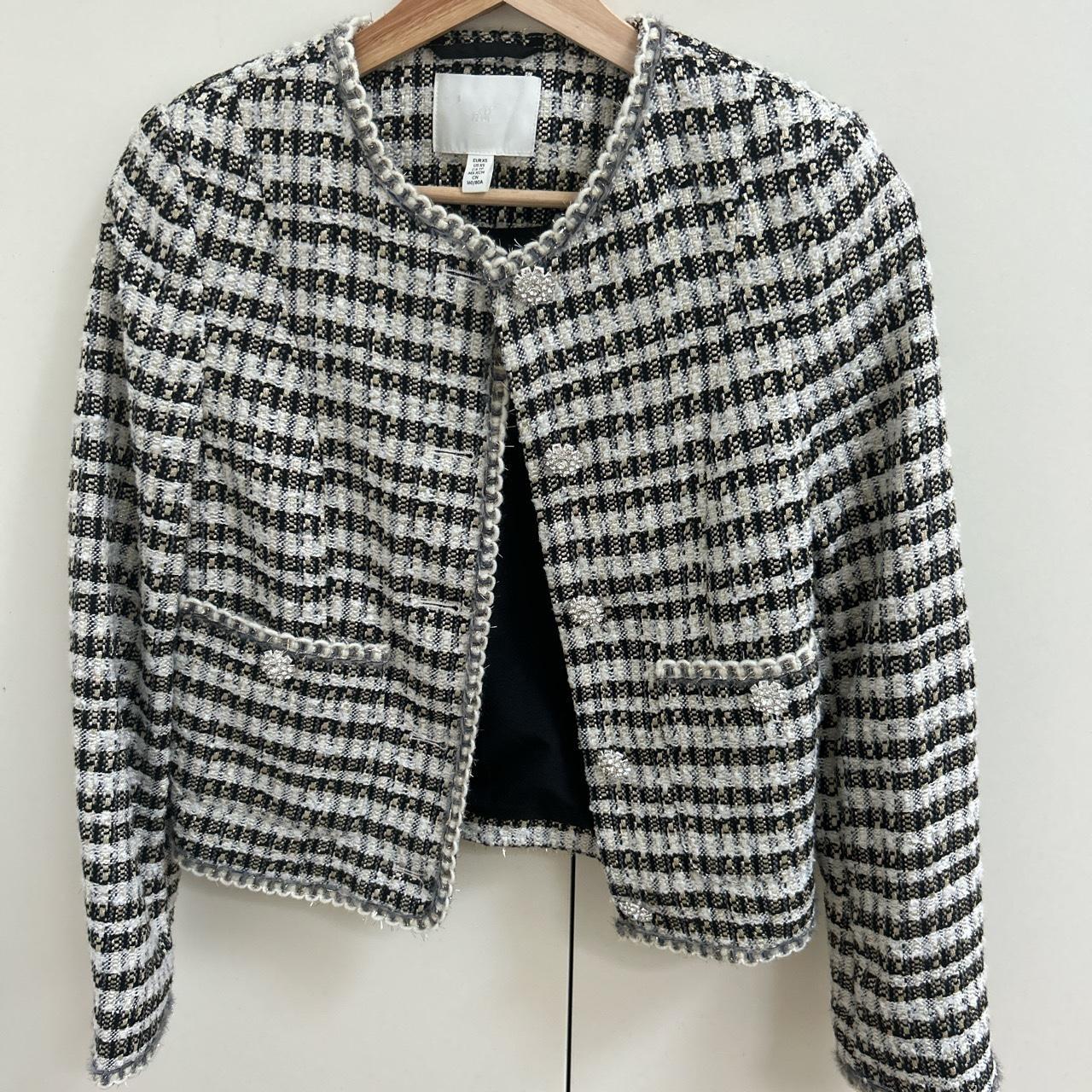 H&m tweed outlet jacket