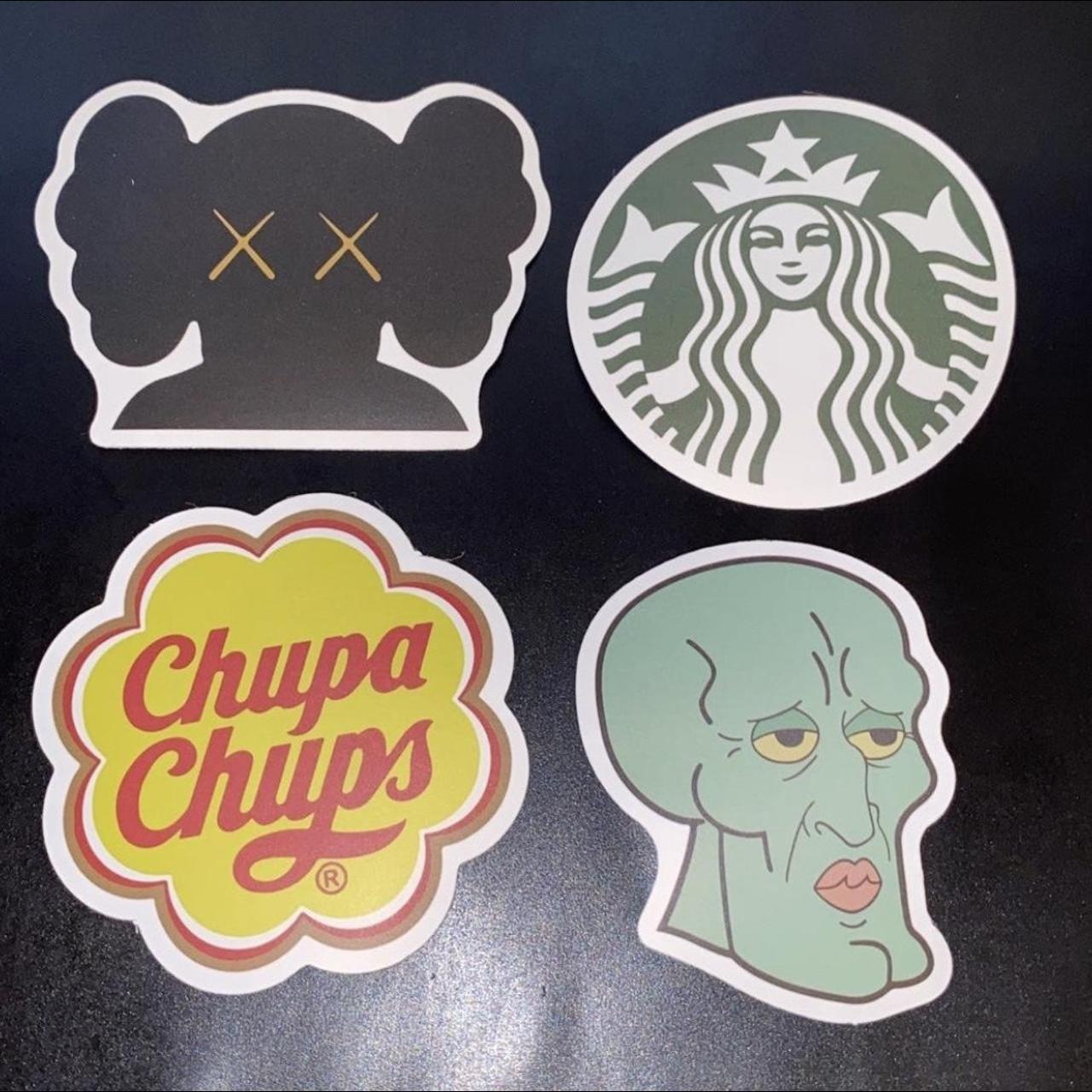 Originalfake KAWS Sticker Set. 100% Authentic, very - Depop