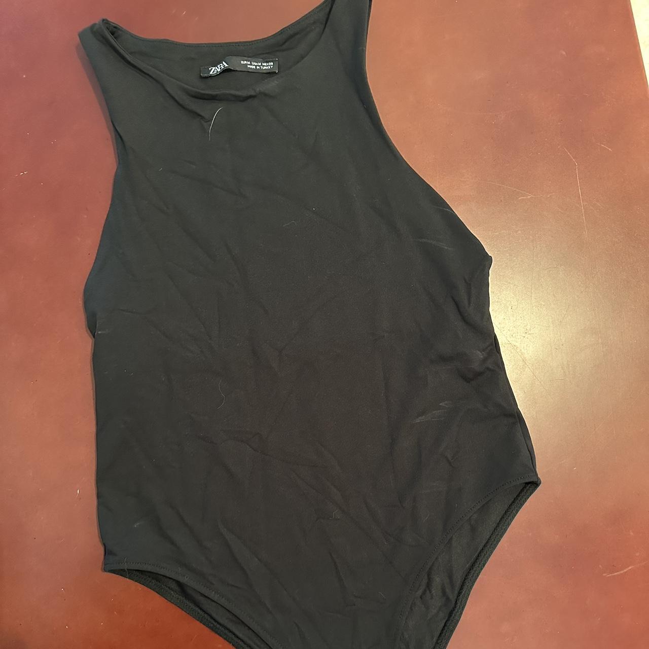 Zara bodysuit. Super soft. Barley worn. Size M zara... Depop