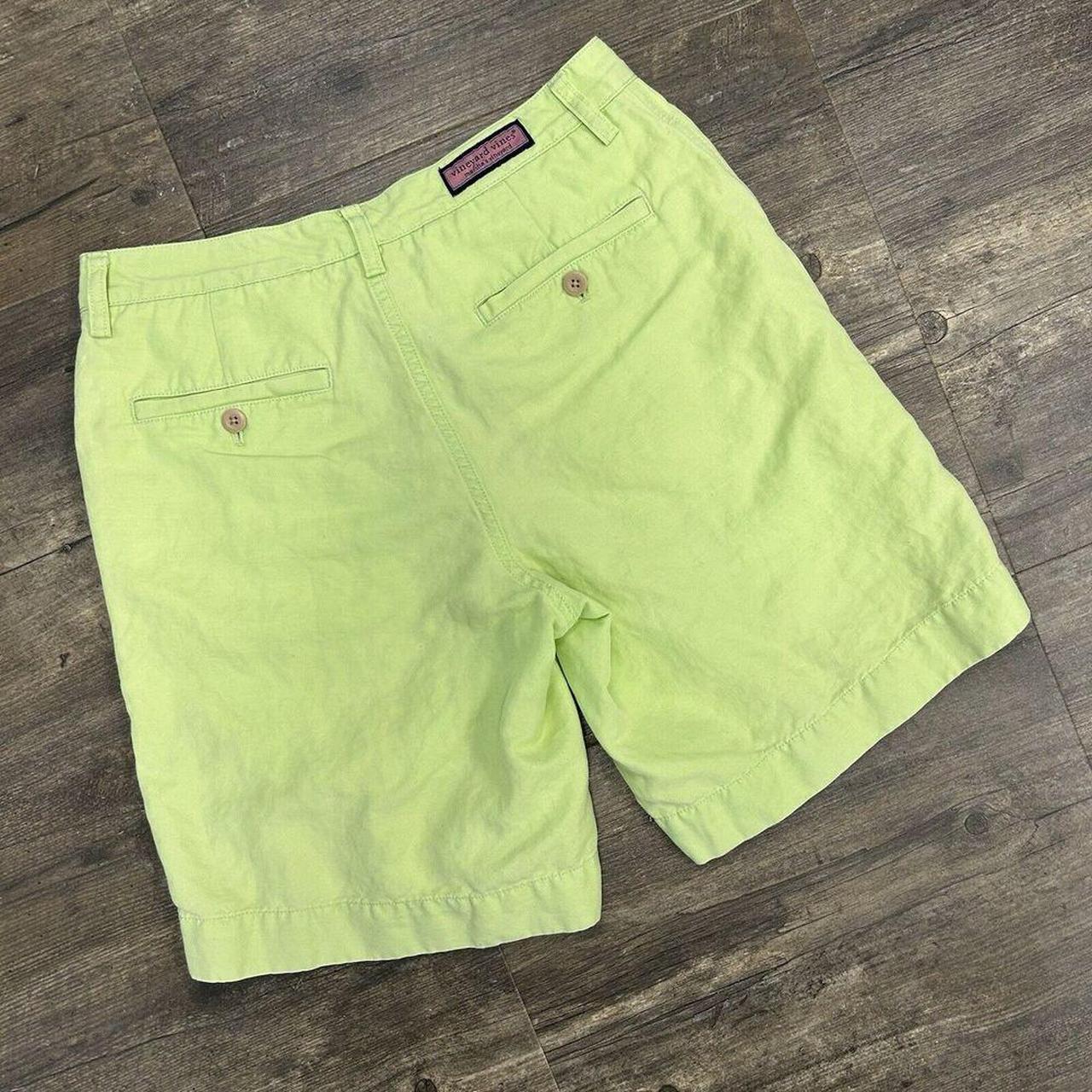 Vineyard Vines Chino Island Shorts Lime Green Men... - Depop