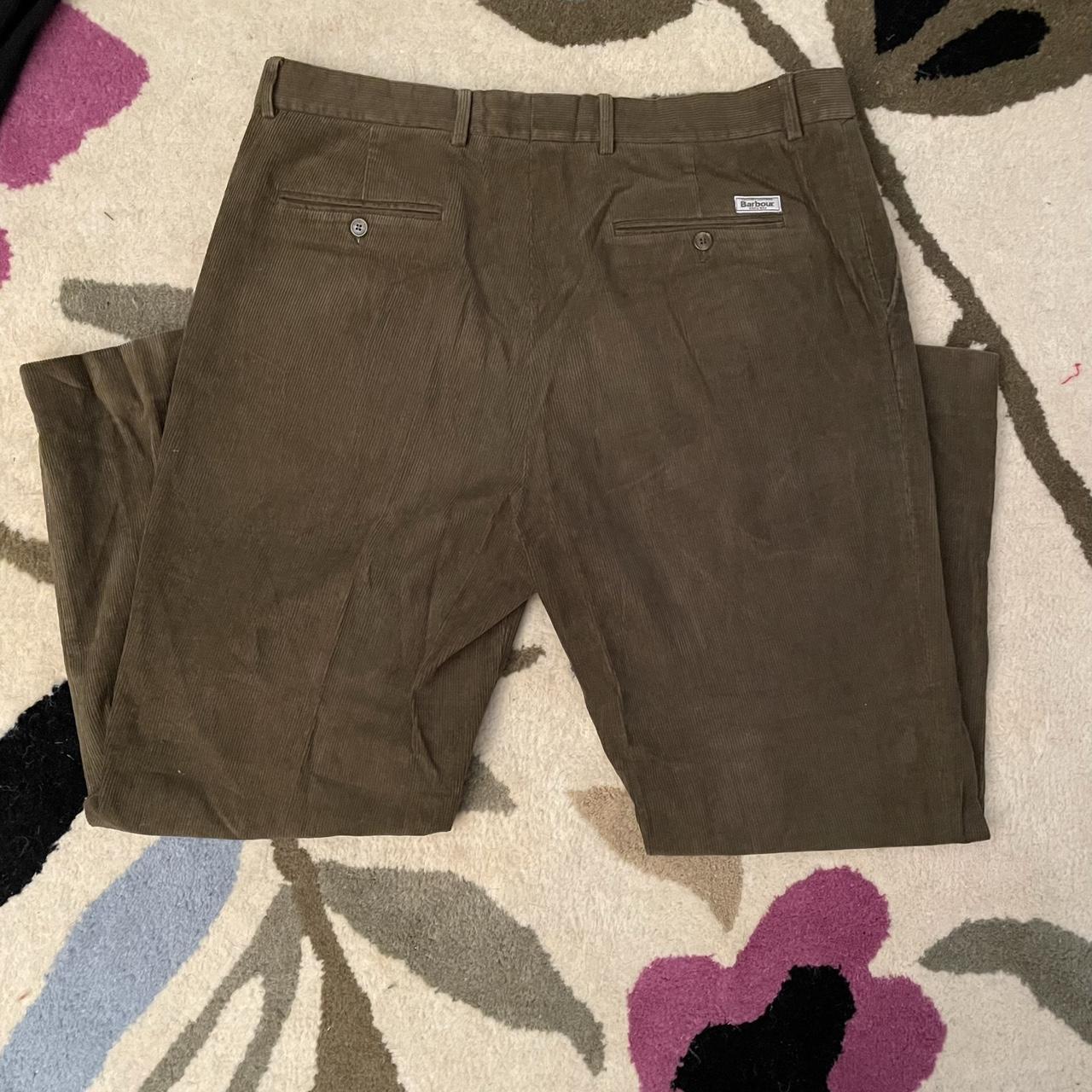 Barbour Mens Brown corduroy pants 38x30 #mens... - Depop