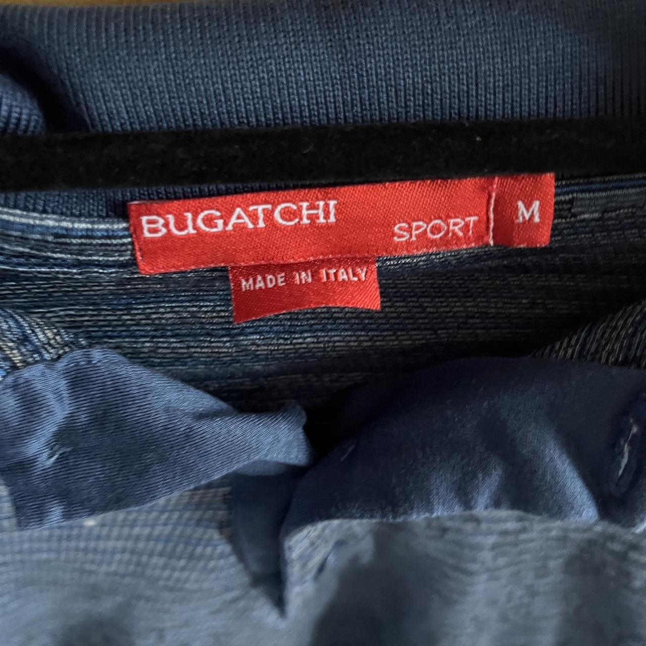 Bugatchi polo shirt! So cute and has a unique pattern! - Depop
