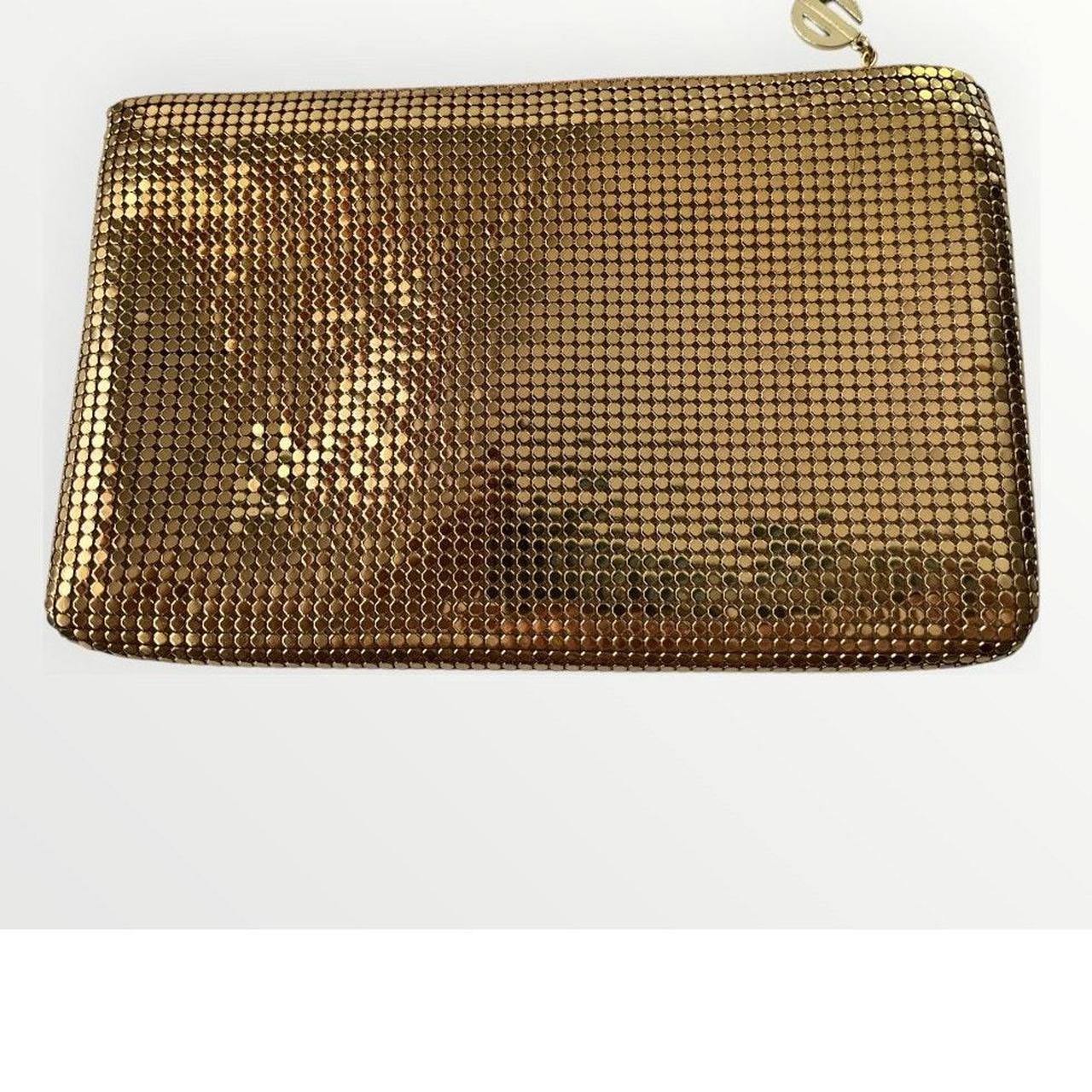 Whiting & Davis Women's Bag - Gold – Vintage Whit… - image 1