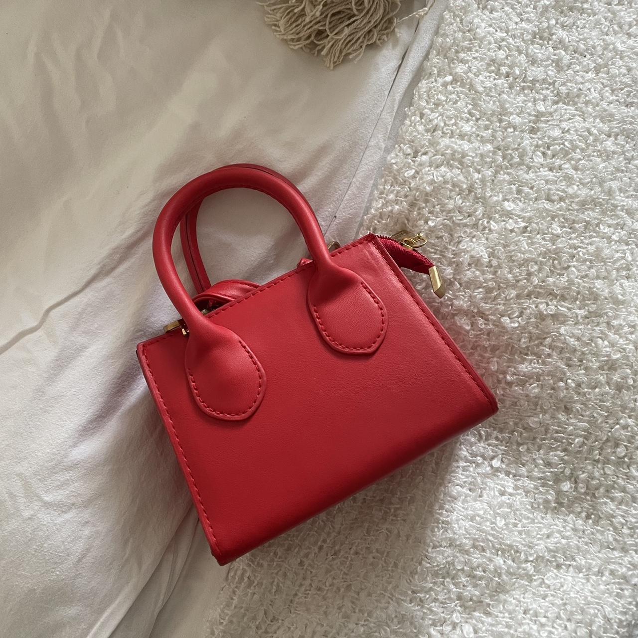 SHEIN red mini hand bag Brand new £5... - Depop