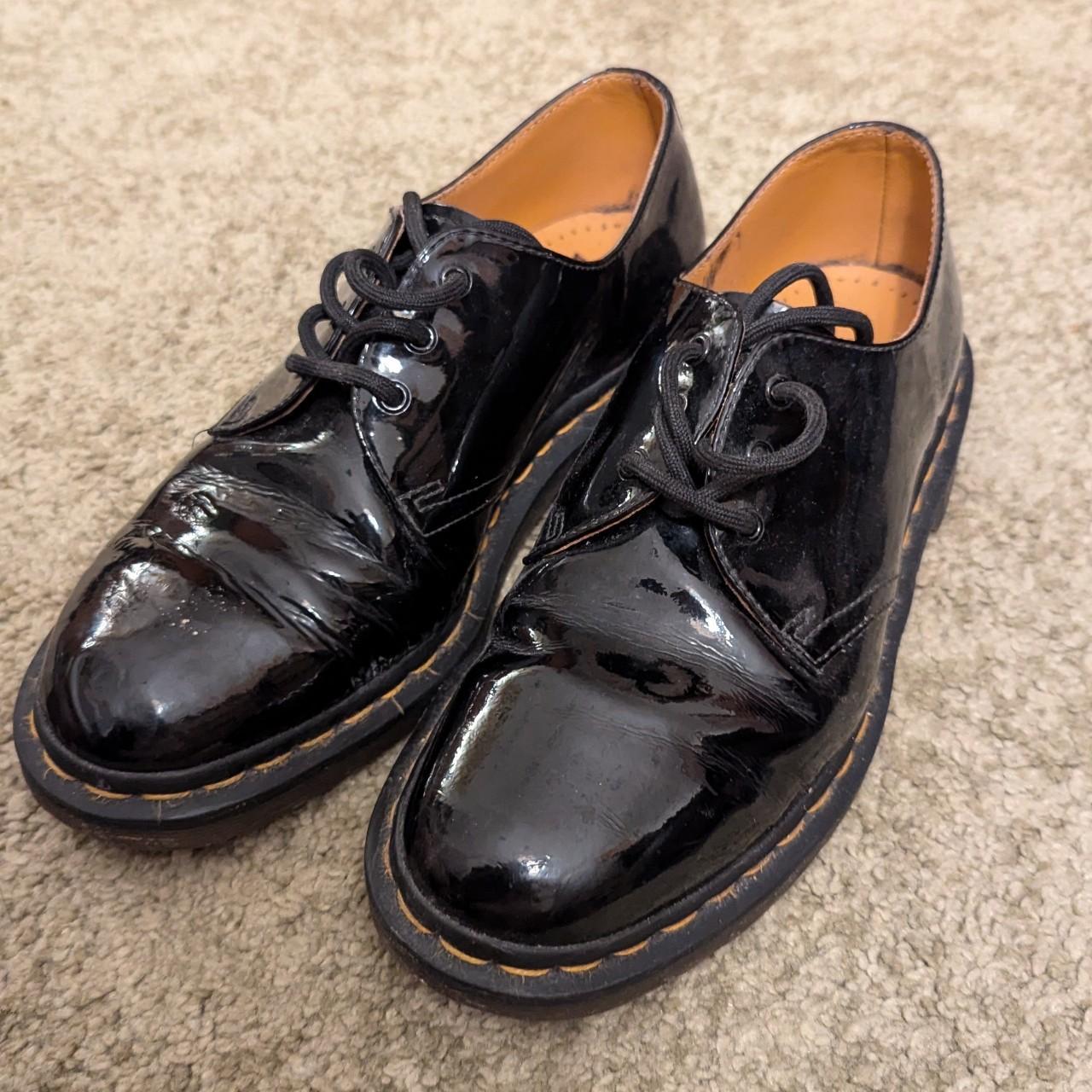 Martens 1461 Black Shiny Doc Martens DR MARTENS 1461 Patent