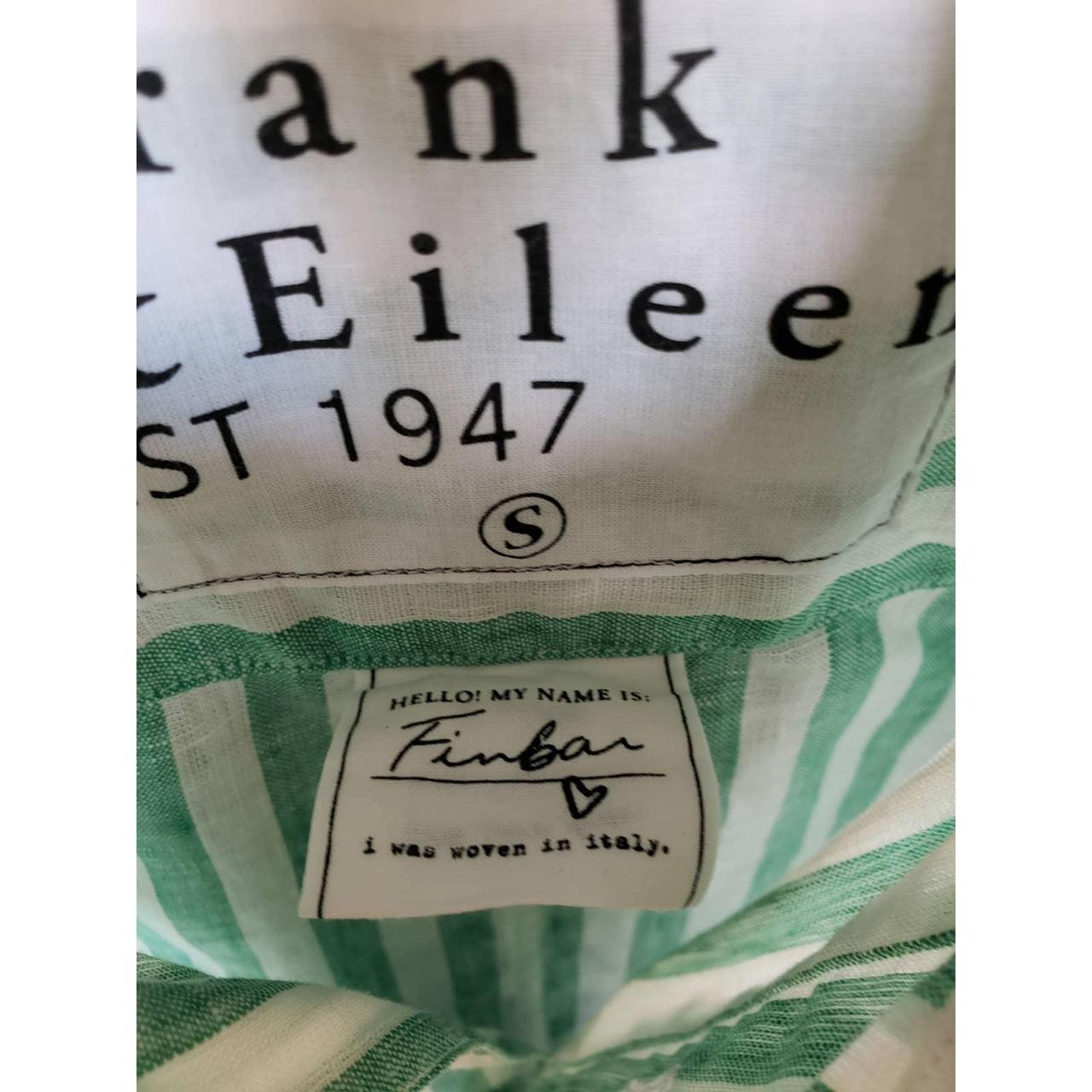 Frank & Eileen Finbar Green Striped Button Up... - Depop