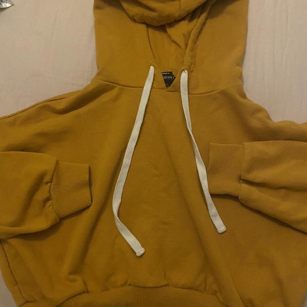 Forever 21 yellow hoodie sale