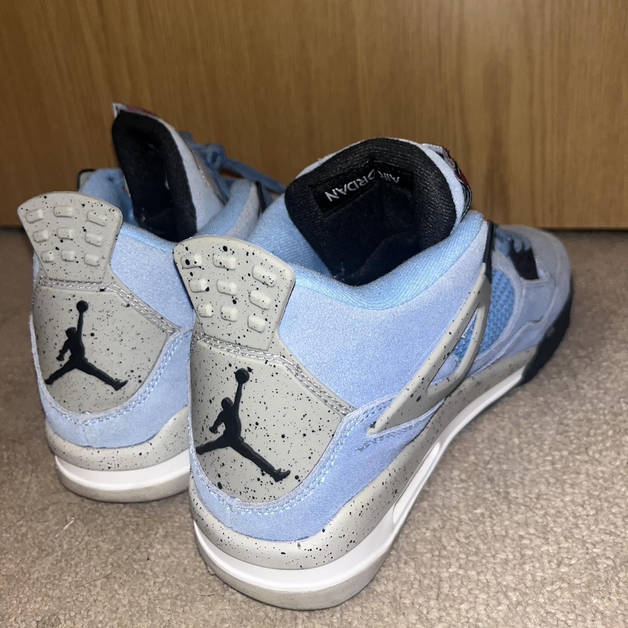 Air Jordan 4 University Blue size 4 - Depop