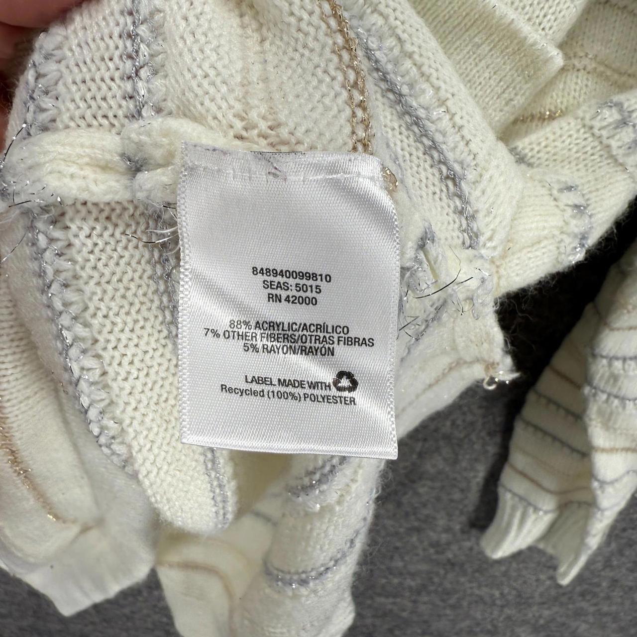 Basic Editions Women's Sweater - White - L – Basi… - image 4