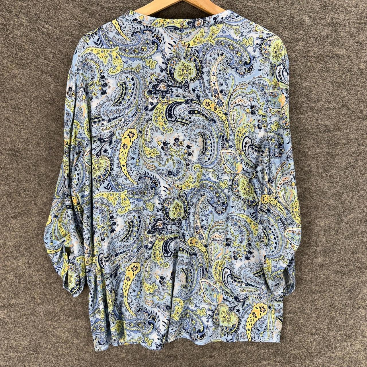 Basic Editions Women's Top - Blue - XXL – Basic E… - image 2