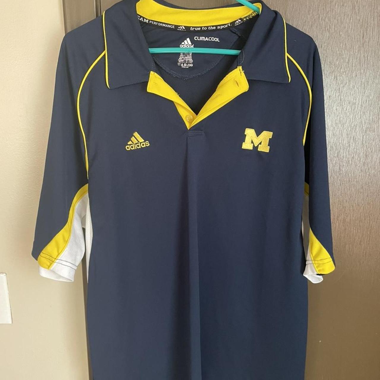 Enumerar Implementar congestión University of Michigan Adidas Climacool Shirt Size... - Depop
